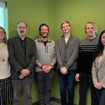 Alumnus Donor and Students Connect over Coffee